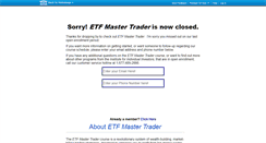 Desktop Screenshot of etfmastertrader.ifii.com